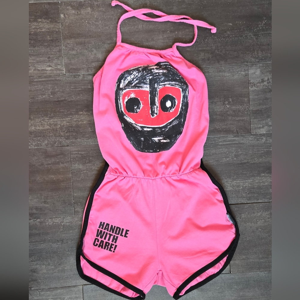 Nununu Kids' Pink Ninja Romper